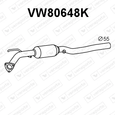 Catalyseur Vw TRANSPORTER T4 Bus · Vw TRANSPORTER T4 Van · Vw TRANSPORTER T4 Platform/Chassis (70E, 70L, 70M, 7DE, 7DL, 7D