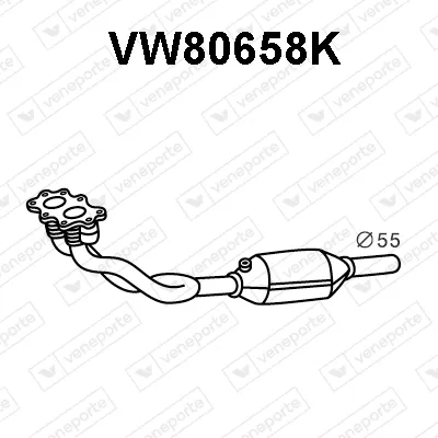 Catalyseur Seat TOLEDO II · Vw GOLF IV · Vw BORA I