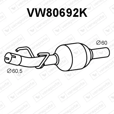 Catalyseur Vw LT 28-35 II Bus · Vw LT 28-46 II Van · Vw LT 28-46 II Platform/Chassis