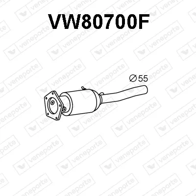 Filtre à particules / à suie, échappement Seat ALHAMBRA · Vw SHARAN