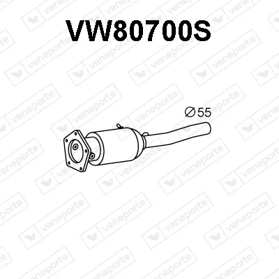 Filtre à particules / à suie, échappement Seat ALHAMBRA · Vw SHARAN