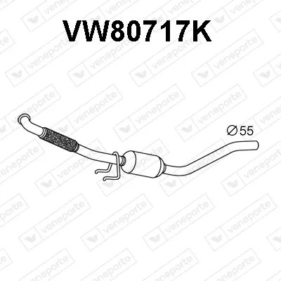 Catalyseur Vw TRANSPORTER T5 Platform/Chassis (7JD, 7JE, 7JL, 7JY, 7JZ, 7F · Vw TRANSPORTER T5 Van · Vw TRANSPORTER T5 Bus