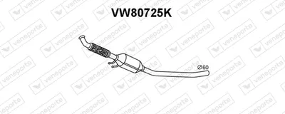Catalyseur Vw TRANSPORTER T5 Platform/Chassis (7JD, 7JE, 7JL, 7JY, 7JZ, 7F · Vw TRANSPORTER T5 Van · Vw TRANSPORTER T5 Bus