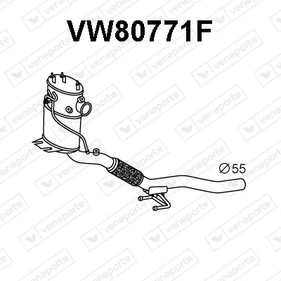 Filtre à particules / à suie, échappement Vw PASSAT B6 · Vw PASSAT B6 Variant · Vw PASSAT CC B6
