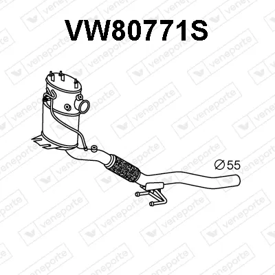 Filtre à particules / à suie, échappement Vw PASSAT B6 · Vw PASSAT B6 Variant · Vw PASSAT CC B6