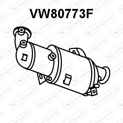 Filtre à particules / à suie, échappement Vw MULTIVAN T5 · Vw TRANSPORTER T5 Platform/Chassis (7JD, 7JE, 7JL, 7JY, 7JZ, 7F · Vw TRANSPORTER T5 Van