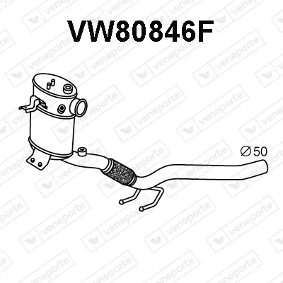 Filtre à particules / à suie, échappement Audi A1 · Seat IBIZA IV · Seat IBIZA IV SC
