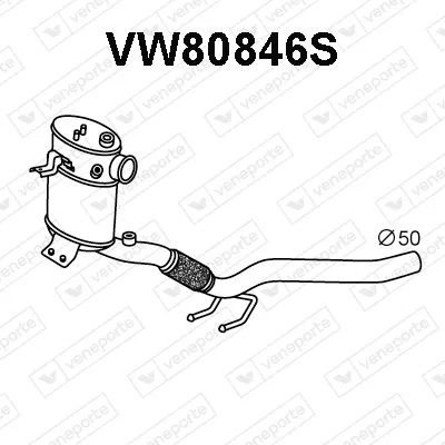Filtre à particules / à suie, échappement Audi A1 · Seat IBIZA IV · Seat IBIZA IV SC