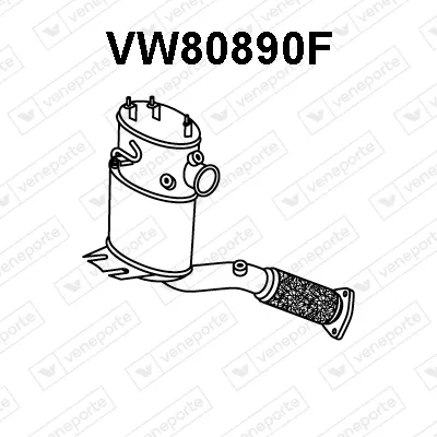 Filtre à particules / à suie, échappement Seat ALHAMBRA · Vw PASSAT CC B6 · Vw SHARAN