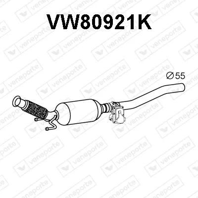 Catalyseur Vw CADDY IV MPV · Vw CADDY IV Box Body/MPV