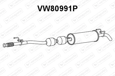 Catalyseur SCR Vw CRAFTER 30-35 Bus · Vw CRAFTER 30-50 Van · Vw CRAFTER 30-50 Platform/Chassis
