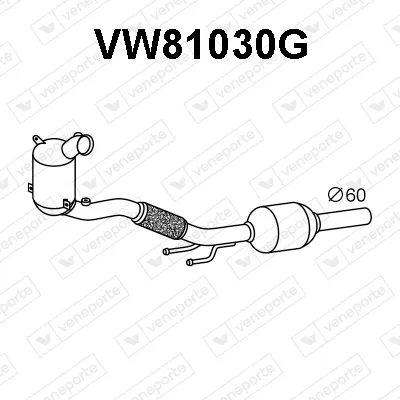 Filtre à particules / à suie, échappement Skoda SUPERB III · Skoda SUPERB III Estate · Vw PASSAT B8