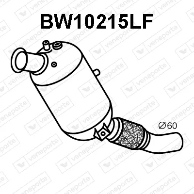 Filtre à particules / à suie, échappement Bmw 5 · Bmw 5 Touring · Bmw 1