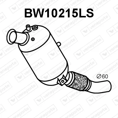 Filtre à particules / à suie, échappement Bmw 5 · Bmw 5 Touring · Bmw 1