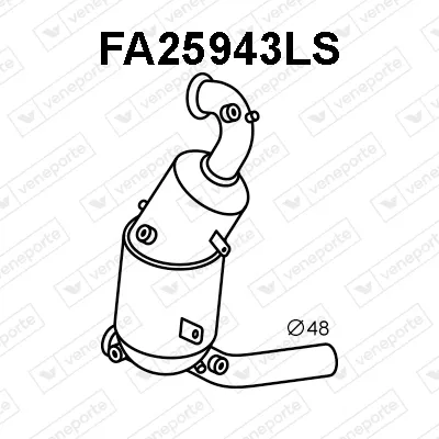 Filtre à particules / à suie, échappement Alfa Romeo MITO · Citroën NEMO Box Body/MPV · Citroën NEMO MPV