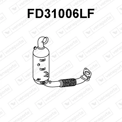 Filtre à particules / à suie, échappement Ford FIESTA VI · Ford FIESTA VI Van · Ford B-MAX