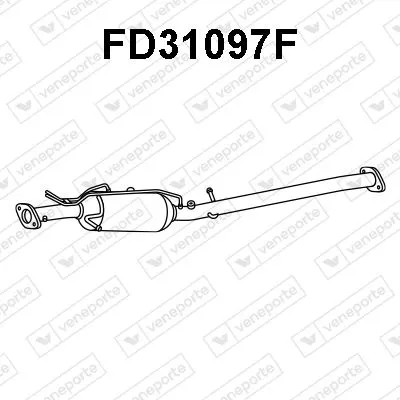 Filtre à particules / à suie, échappement Ford RANGER