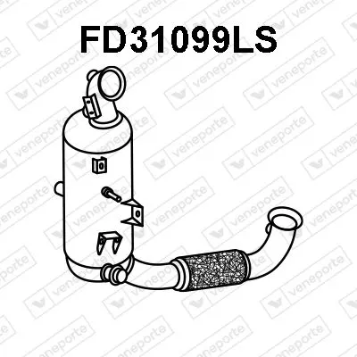 Filtre à particules / à suie, échappement Ford FOCUS IV · Ford FOCUS IV Turnier · Ford FOCUS IV Saloon
