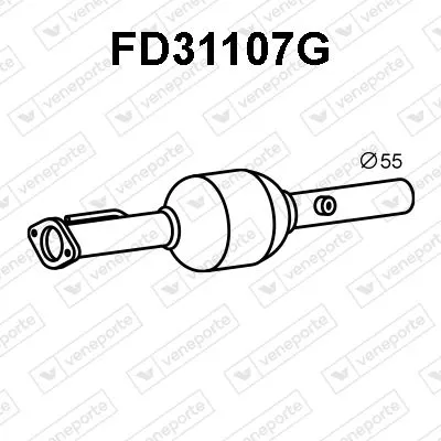 Filtre à particules / à suie, échappement Ford KUGA II