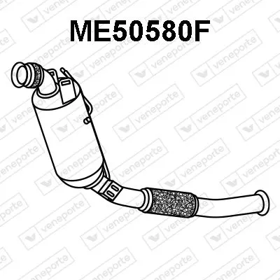Filtre à particules / à suie, échappement Mercedes-Benz V-CLASS · Mercedes-Benz VITO Van · Mercedes-Benz VITO Mixto