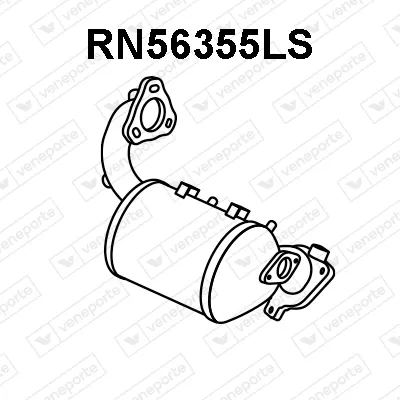 Filtre à particules / à suie, échappement Nissan QASHQAI II · Nissan X-TRAIL III · Renault KADJAR