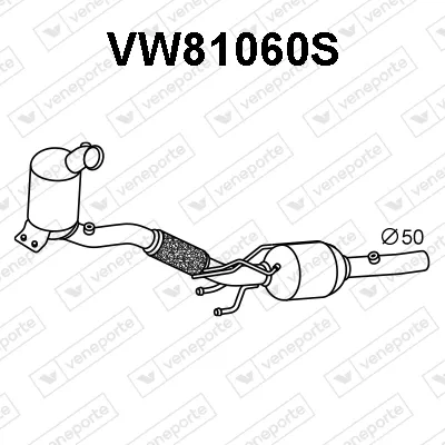Filtre à particules / à suie, échappement Seat TOLEDO IV · Skoda RAPID · Skoda RAPID Spaceback