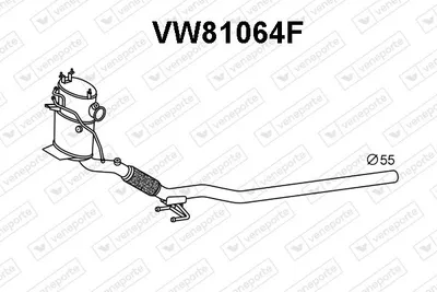 Filtre à particules / à suie, échappement Skoda OCTAVIA II Combi · Skoda SUPERB II · Skoda YETI