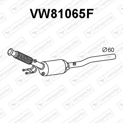 Filtre à particules / à suie, échappement Vw MULTIVAN T5 · Vw TRANSPORTER T5 Platform/Chassis (7JD, 7JE, 7JL, 7JY, 7JZ, 7F · Vw TRANSPORTER T5 Van