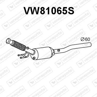 Filtre à particules / à suie, échappement Vw MULTIVAN T5 · Vw TRANSPORTER T5 Platform/Chassis (7JD, 7JE, 7JL, 7JY, 7JZ, 7F · Vw TRANSPORTER T5 Van