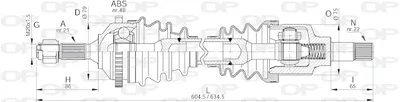 Arbre de transmission Peugeot 206 Hatchback · Peugeot 206 SW · Peugeot 206 Saloon