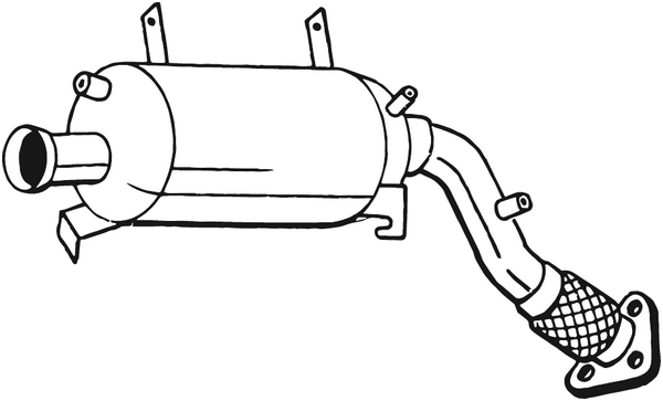 Filtre à particules / à suie, échappement Vw TOUAREG