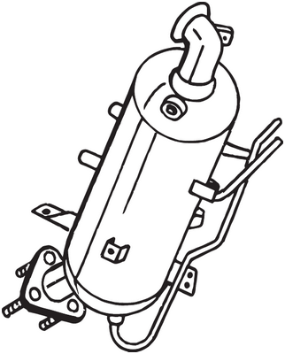 Filtre à particules / à suie, échappement Opel ANTARA A · Vauxhall ANTARA A · Chevrolet CAPTIVA