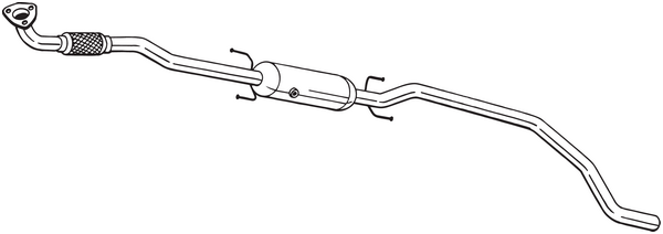 Filtre à particules / à suie, échappement Opel CORSA D · Opel CORSA D Hatchback Van · Vauxhall CORSA Mk III