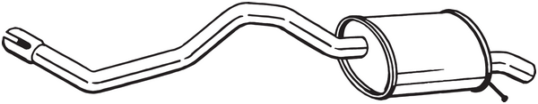 Silencieux arrière Renault CLIO III · Renault CLIO III Grandtour · Renault CLIO IV