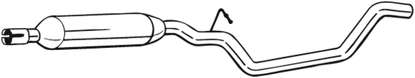 Silencieux central Vw PASSAT B6 · Vw PASSAT B6 Variant · Vw PASSAT CC B6