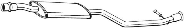 Silencieux central Citroën XSARA PICASSO
