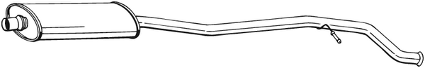 Silencieux central Peugeot 406 · Peugeot 406 Break