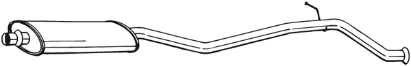 Silencieux central Peugeot 406 · Peugeot 406 Break