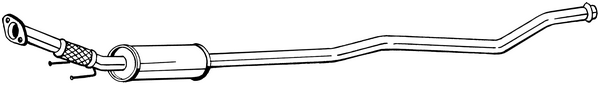 Silencieux central Hyundai i10 II