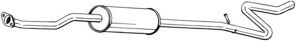 Silencieux central Citroën C3 I · Citroën C3 Pluriel