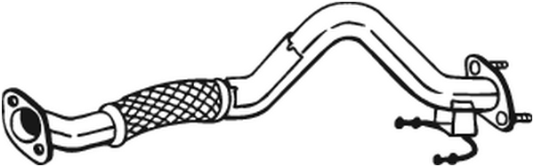 Tuyau d'échappement Vw TOURAN · Vw GOLF V · Vw GOLF PLUS V