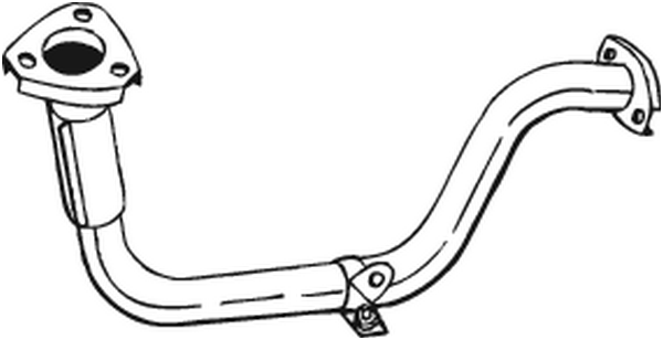 Tuyau d'échappement Peugeot 205 II · Peugeot 309 II · Peugeot 205 Hatchback Van