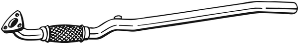Tuyau d'échappement Opel CORSA C · Vauxhall CORSA Mk II
