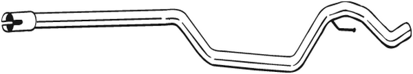Tuyau d'échappement Fiat CROMA · Fiat CROMA Estate Van · Opel VECTRA C