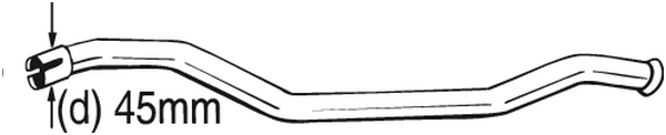 Tube de réparation, catalyseur Citroën ZX · Citroën XSARA · Citroën XSARA Break