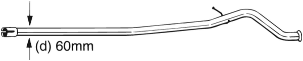 Tube de réparation, catalyseur Peugeot 406 · Peugeot 406 Break