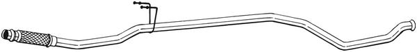 Tuyau d'échappement Peugeot 206 Hatchback · Peugeot 206+ · Peugeot 206 Van