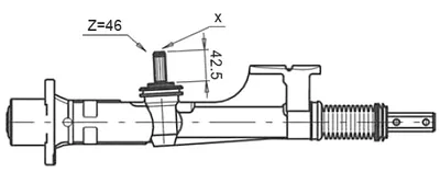 Crémaillère de direction Audi 80 B2 Saloon · Audi 80 B3 Saloon · Audi 90 B3