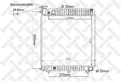 Radiateur, refroidissement du moteur Mercedes-Benz T1 Bus · Mercedes-Benz T1 Van · Mercedes-Benz T1 Platform/Chassis