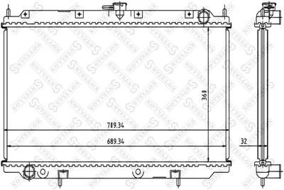 Radiateur, refroidissement du moteur Nissan PRIMERA Traveller · Nissan PRIMERA · Nissan PRIMERA Hatchback